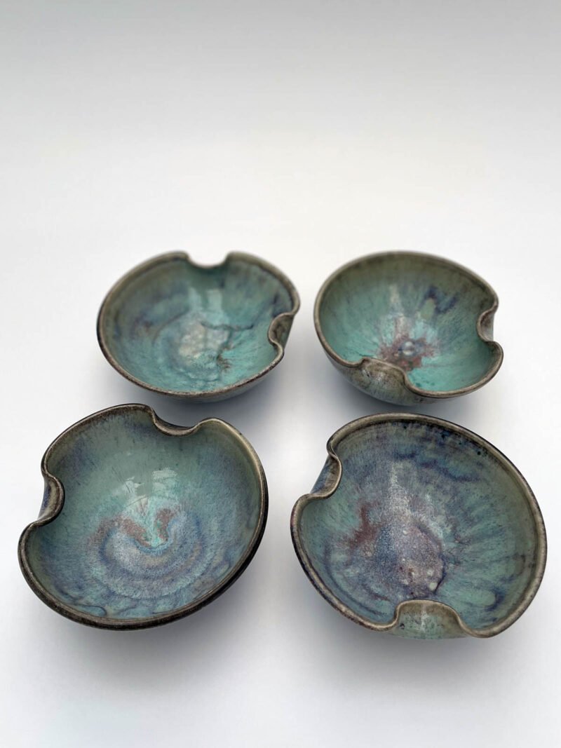 Reduction fired stoneware bowls (Limited Edition 4 bowl set) - Image 4