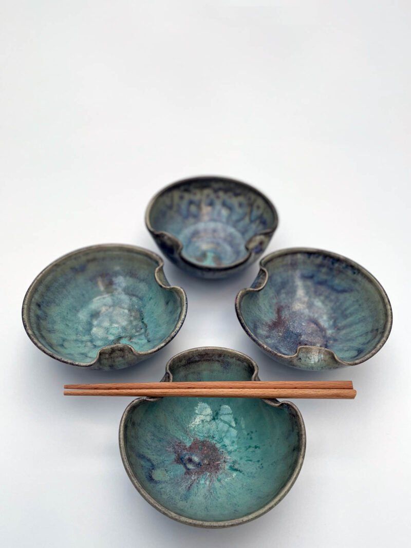 Reduction fired stoneware bowls (Limited Edition 4 bowl set) - Image 3