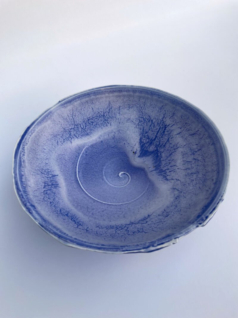 Porcelain Dish blue and white glaze - Image 3